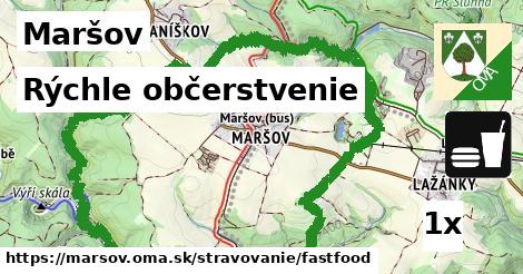 rýchle občerstvenie v Maršov