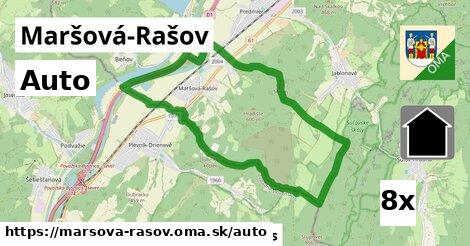 auto v Maršová-Rašov