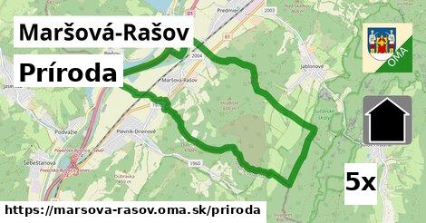 príroda v Maršová-Rašov