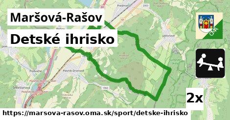 Detské ihrisko, Maršová-Rašov