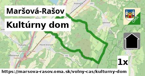 Kultúrny dom, Maršová-Rašov