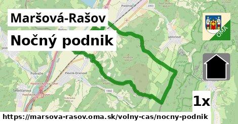 nočný podnik v Maršová-Rašov