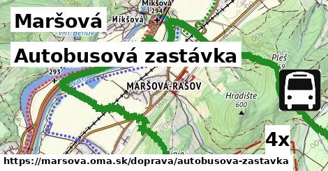 Autobusová zastávka, Maršová