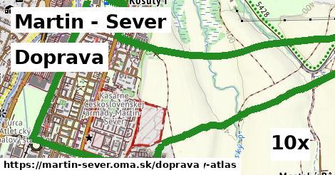 doprava v Martin - Sever