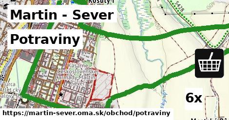 Potraviny, Martin - Sever