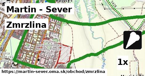 zmrzlina v Martin - Sever