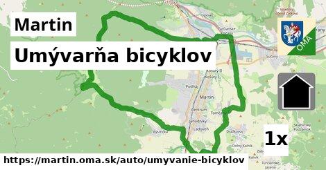 umývarňa bicyklov v Martin