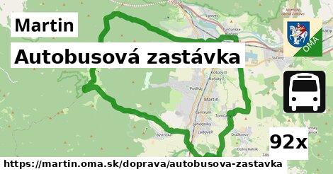 Autobusová zastávka, Martin