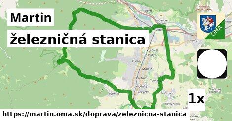 železničná stanica, Martin