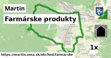 farmárske produkty v Martin