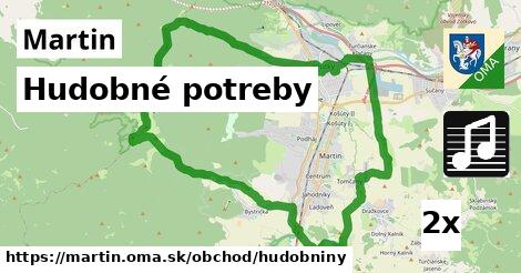 Hudobné potreby, Martin