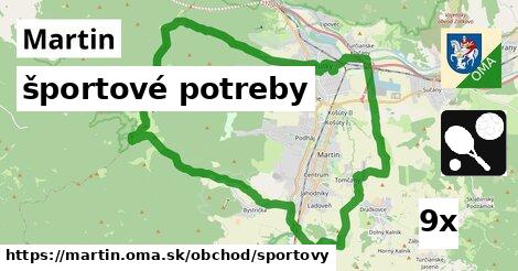 športové potreby, Martin