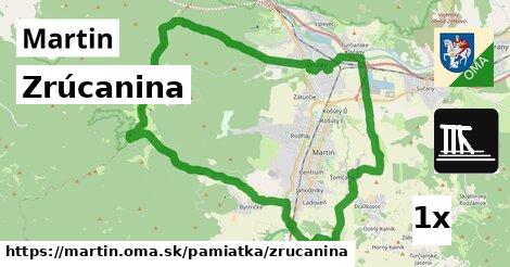 Zrúcanina, Martin