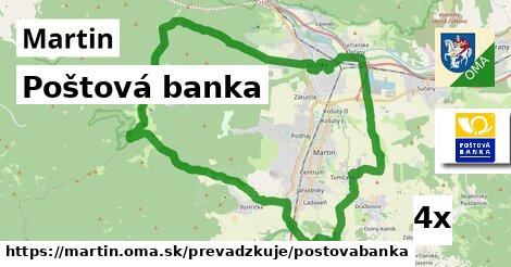 Poštová banka, Martin