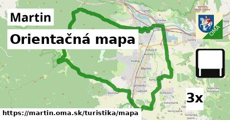 Orientačná mapa, Martin