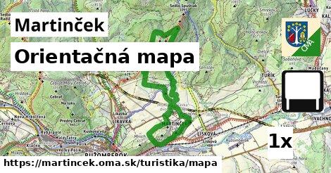 Orientačná mapa, Martinček