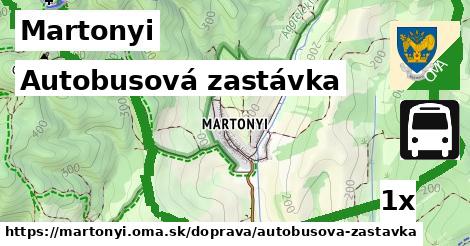 Autobusová zastávka, Martonyi