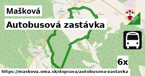 Autobusová zastávka, Mašková