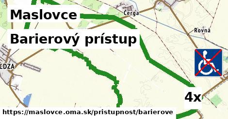 barierový prístup v Maslovce