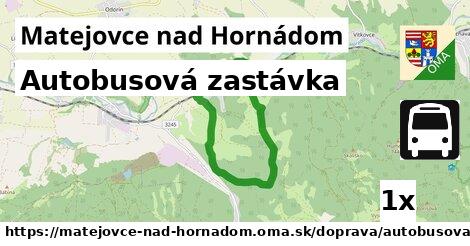 Autobusová zastávka, Matejovce nad Hornádom