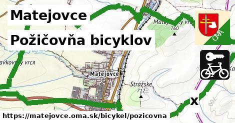 Požičovňa bicyklov, Matejovce