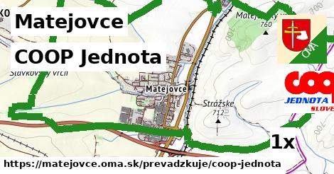 COOP Jednota, Matejovce