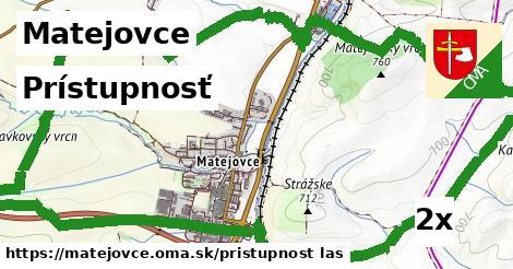 prístupnosť v Matejovce
