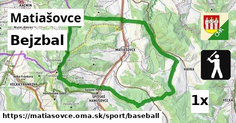 bejzbal v Matiašovce