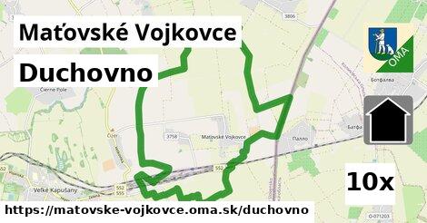 duchovno v Maťovské Vojkovce