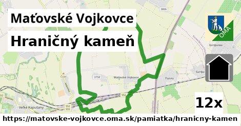 Hraničný kameň, Maťovské Vojkovce