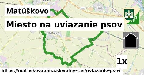 Miesto na uviazanie psov, Matúškovo