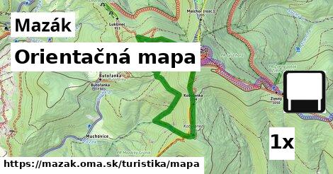 Orientačná mapa, Mazák