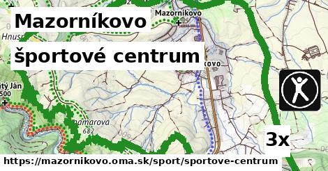 športové centrum v Mazorníkovo