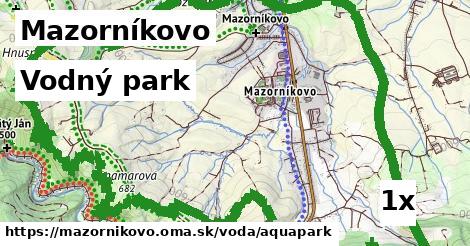 vodný park v Mazorníkovo