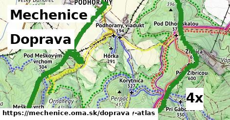 doprava v Mechenice