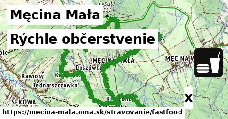 Všetky body v Męcina Mała
