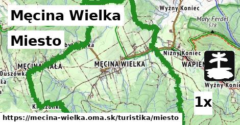 Miesto, Męcina Wielka