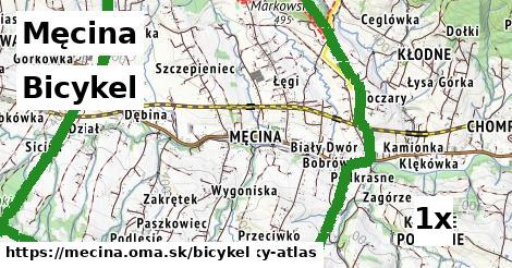 bicykel v Męcina