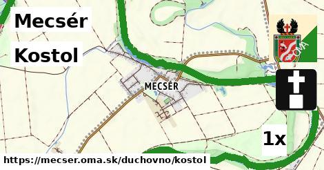 Kostol, Mecsér