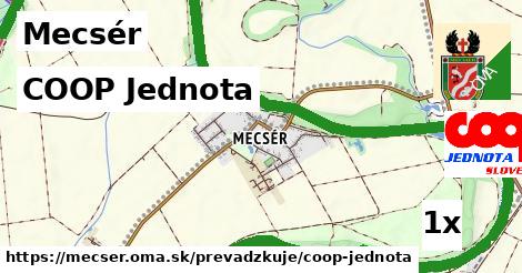 COOP Jednota, Mecsér