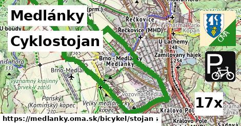 Cyklostojan, Medlánky