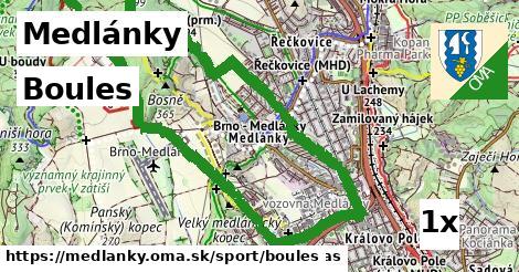 Boules, Medlánky
