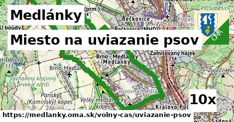 Miesto na uviazanie psov, Medlánky