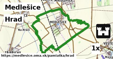 Hrad, Medlešice