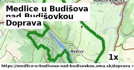 doprava v Medlice u Budišova nad Budišovkou