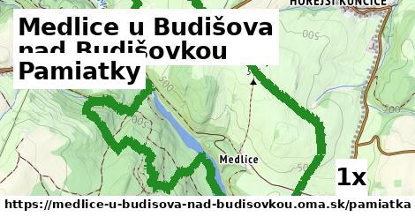 pamiatky v Medlice u Budišova nad Budišovkou