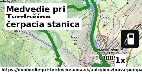 čerpacia stanica v Medvedie pri Tvrdošíne