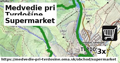 supermarket v Medvedie pri Tvrdošíne