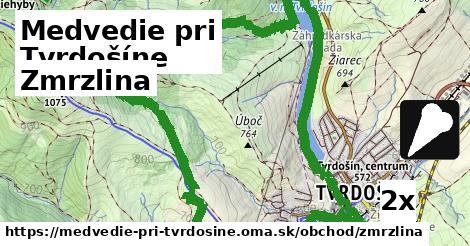 zmrzlina v Medvedie pri Tvrdošíne