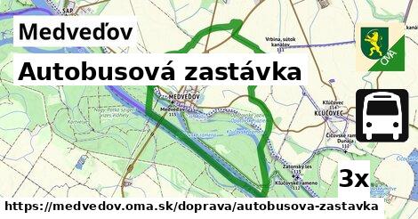 Autobusová zastávka, Medveďov